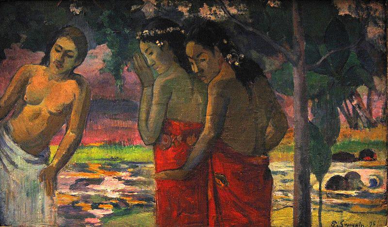 Three Tahitian Women, Paul Gauguin